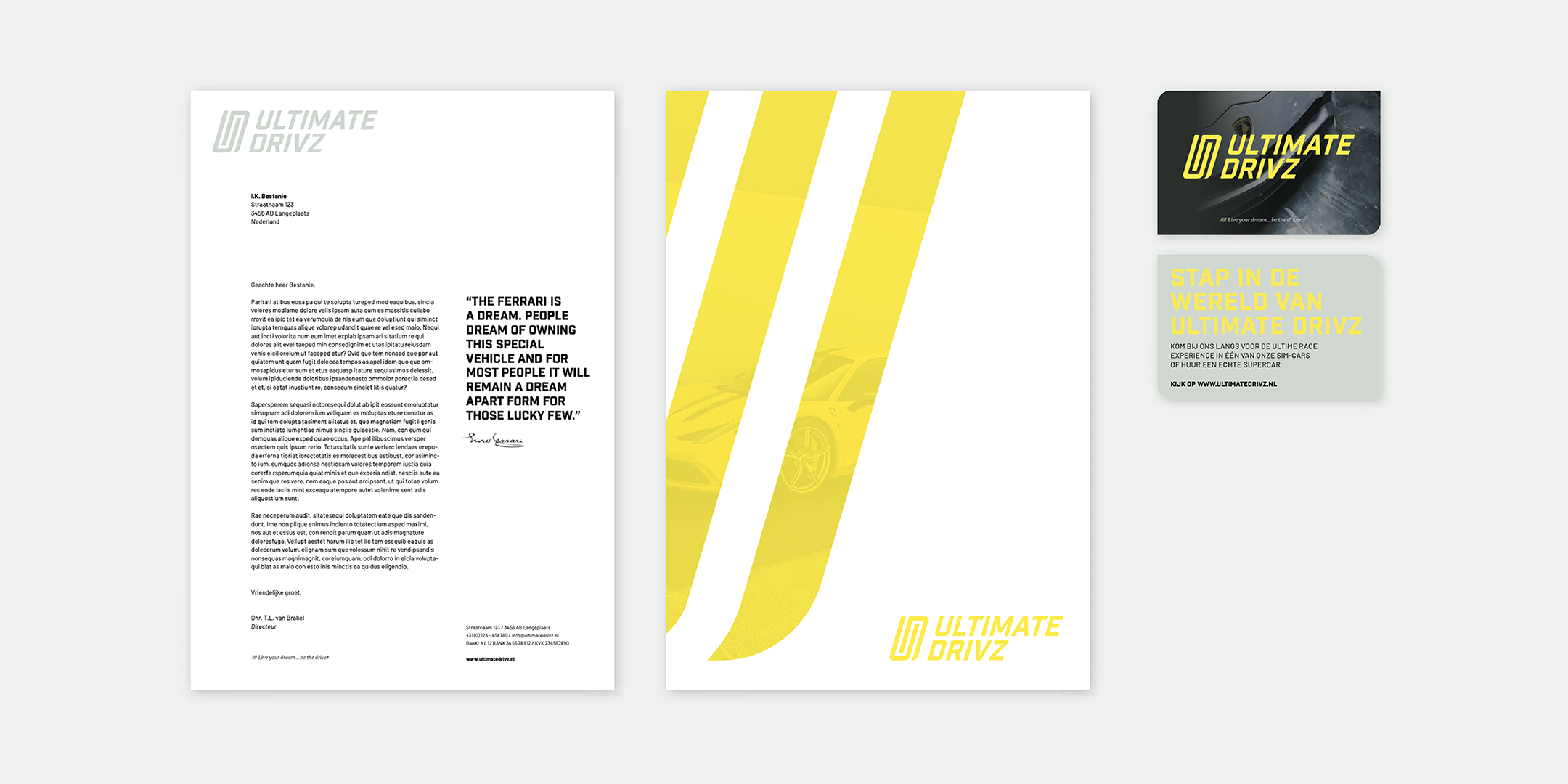 Correspondentiepakket Ultimate Drivz