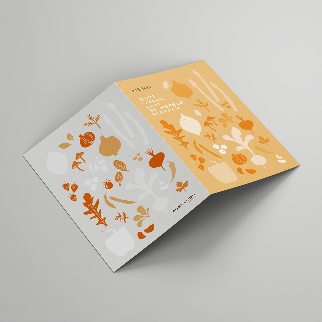 Buitenkant menukaart