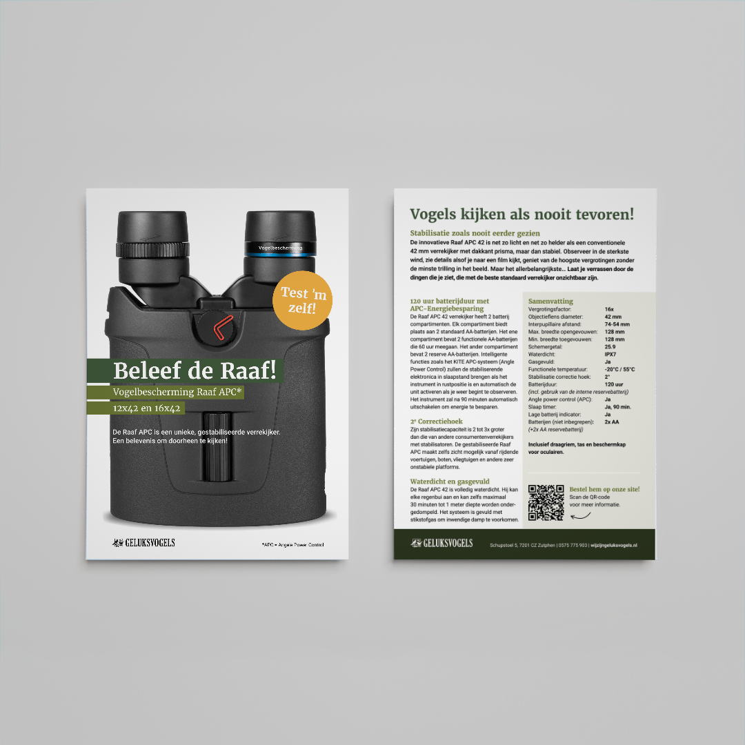 Flyer verrekijker Raaf