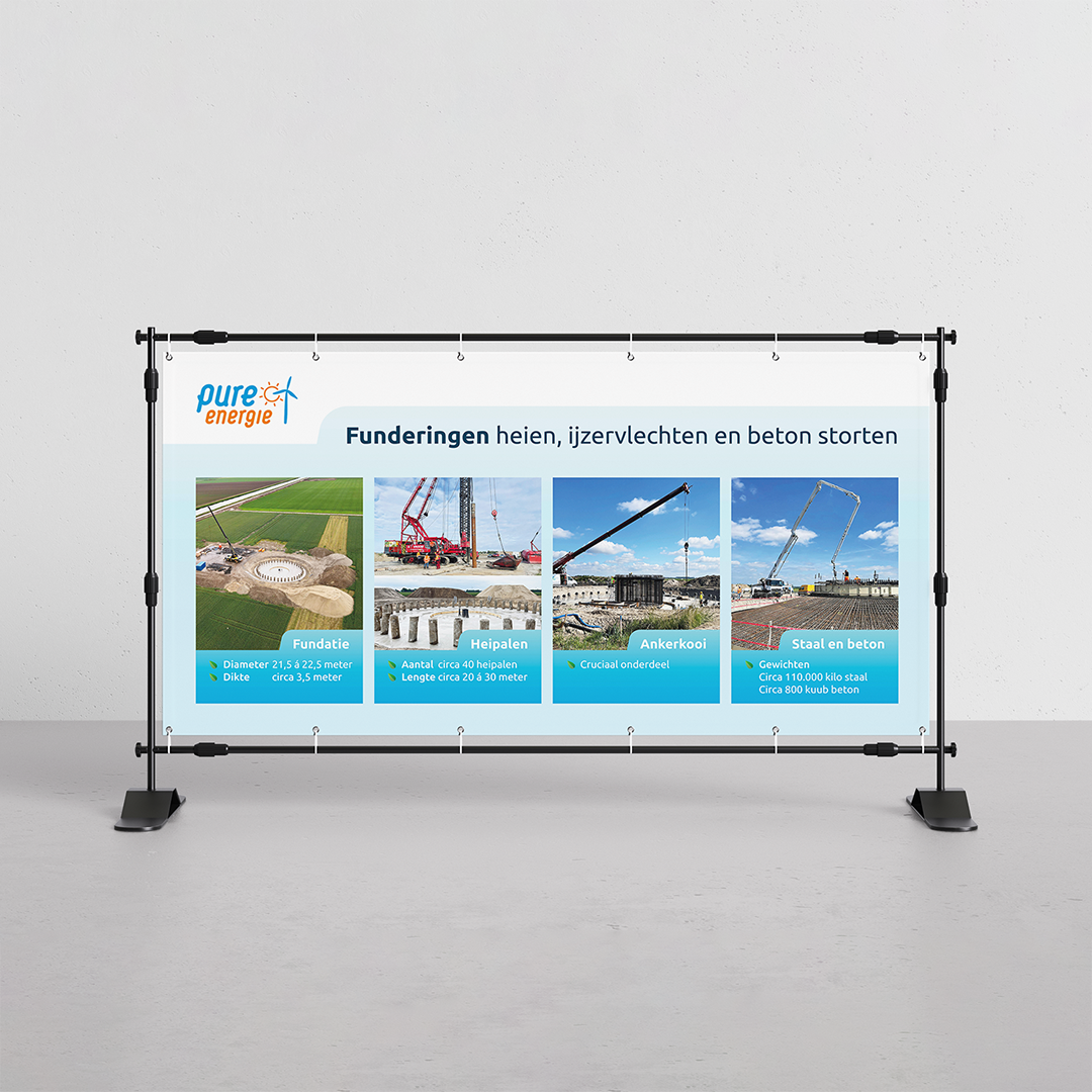 Info doek voor open dag